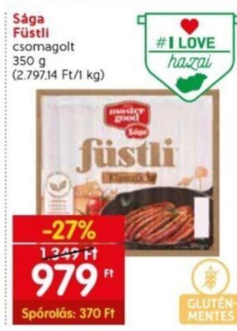Spar Sága Füstli 350 g ajánlat