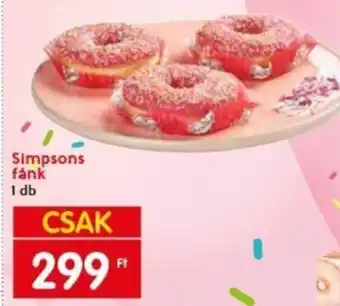 Simpsons fánk 1 db