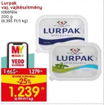 Lurpak vaj, vajkészítmény 200 g