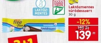 Laktózmentes túródesszert 30 g
