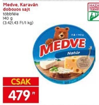 Spar Medve, Karaván dobozos sajt 140 g ajánlat
