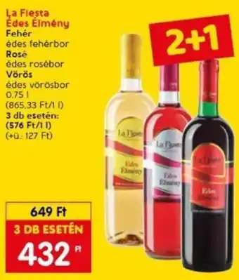 La Fiesta Édes Élmény 0,75 l