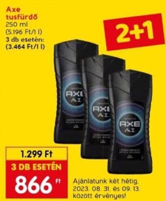 Spar Axe tusfürdő 250 ml ajánlat