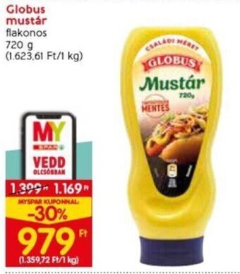 Spar Globus mustár 720 g ajánlat