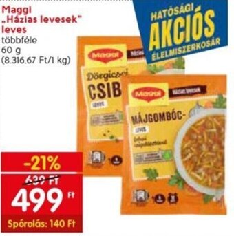 Spar Maggi Házias levesek" leves 60 g ajánlat