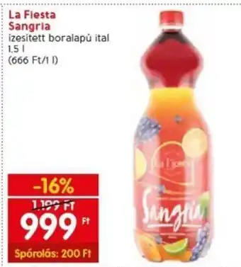 Spar La Fiesta Sangria 1,5 l ajánlat