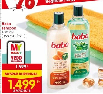 Spar Baba sampon 400 ml ajánlat
