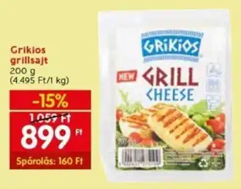 Spar Grikios grillsajt 200 g ajánlat