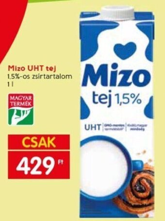 Spar Mizo UHT tej 1 l ajánlat