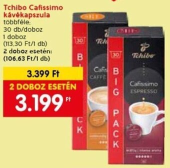 Spar Tchibo Cafissimo kávékapszula 30 db ajánlat