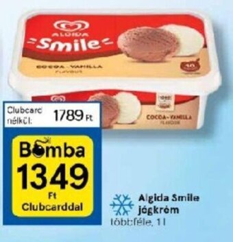 Tesco Algida Smile jégkrém 1l ajánlat