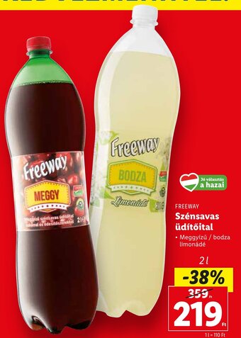 Lidl FREEWAY Szénsavas üdítőital 2 l ajánlat