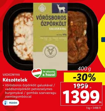 Lidl VADKONYHA Készételek 400 g ajánlat