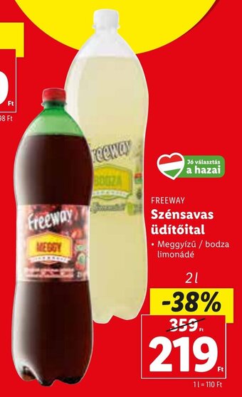Lidl FREEWAY Szénsavas üdítőital 2 l ajánlat