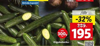 Lidl Kígyóuborka 1 db ajánlat
