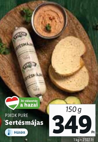 Lidl PIKOK PURE Sertésmájas 150 g ajánlat