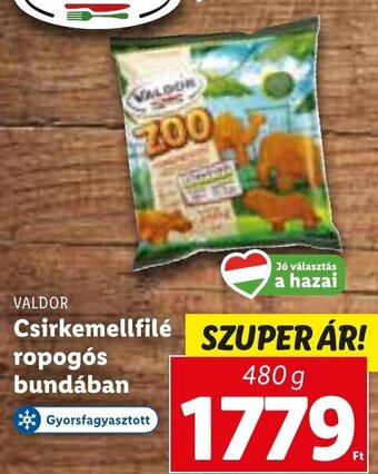 Lidl VALDOR Csirkemellfilé ropogós bundában 480 g ajánlat