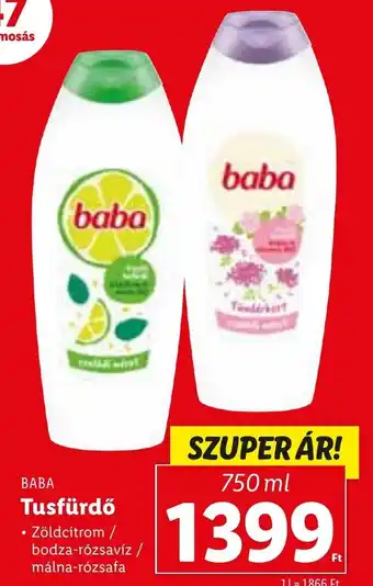 BABA Tusfürdő 750 ml