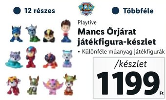 Lidl Playtive Mancs Őrjárat játékfigura-készlet ajánlat