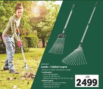 Lidl PARKSIDE Lomb-/ kültéri seprű 1 db ajánlat