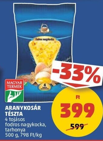 PENNY ARANYKOSÁR TÉSZTA 500 g ajánlat