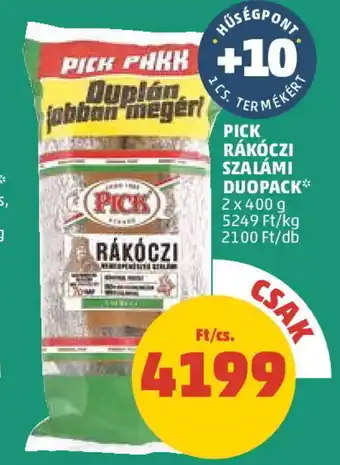 PENNY PICK RÁKÓCZI SZALÁMI DUOPACK 2 x 400 g ajánlat