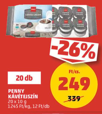 PENNY PENNY KÁVÉTEJSZÍN 20 x 10 g ajánlat