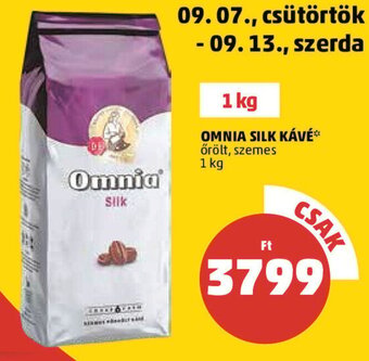 PENNY OMNIA SILK KÁVÉ 1 kg ajánlat