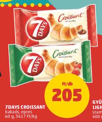 PENNY 7DAYS CROISSANT 60 g ajánlat