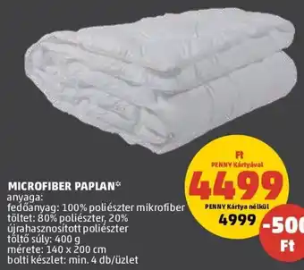 PENNY MICROFIBER PAPLAN 1 db ajánlat