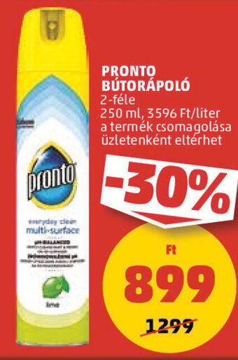 PRONTO BÚTORÁPOLÓ 250 ml