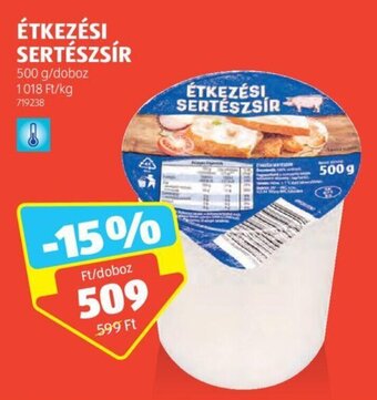 ALDI ÉTKEZÉSI SERTÉSZSÍR 500 g ajánlat