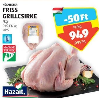 ALDI HÚSMESTER FRISS GRILLCSIRKE 1 kg ajánlat