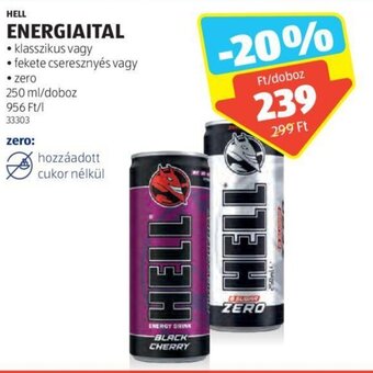 HELL ENERGIAITAL 250 ml