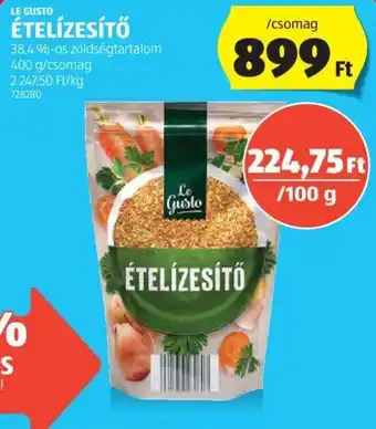 ALDI LE GUSTO ÉTELÍZESÍTŐ 400 g ajánlat