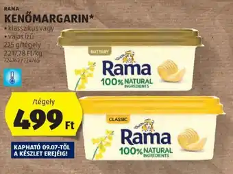 ALDI RAMA KENŐMARGARIN 225 g ajánlat