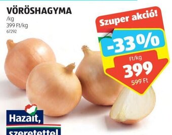ALDI VÖRÖSHAGYMA 1 kg ajánlat