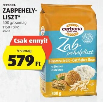 ALDI CERBONA ZABPEHELY- LISZT 500 g ajánlat