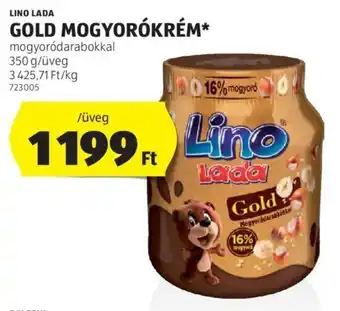 ALDI LINO LADA GOLD MOGYORÓKRÉM 350 g ajánlat