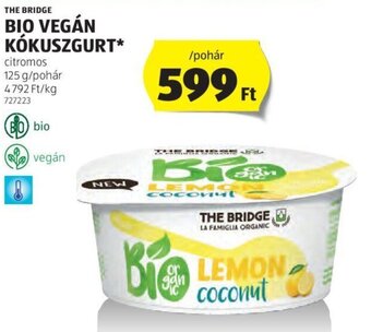THE BRIDGE BIO VEGÁN KÓKUSZGURT 125 g