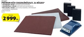 ALDI DECO CRAFT PRÉMIUM KÉZI CSISZOLÓKÉSZLES 24 részes ajánlat