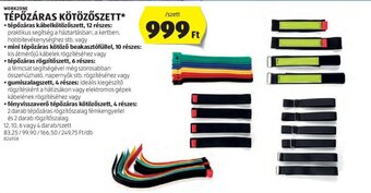 WORKZON TÉPŐZÁRAS KÖTÖZŐSZETT