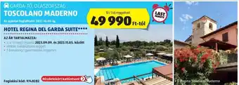 ALDI GARDA-TÓ, OLASZORSZÁG TOSCOLANO MADERNO ajánlat