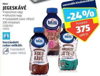 ALDI MILLI JEGESKÁVÉ 300 ml ajánlat