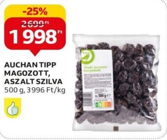 Auchan AUCHAN TIPP MAGOZOTT, ASZALT SZILVA 500 g ajánlat