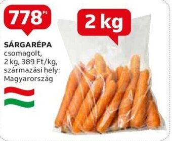 Auchan SÁRGARÉPA 2 kg ajánlat