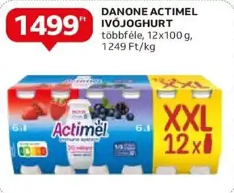 Auchan DANONE ACTIMEL 12 x 100 g ajánlat
