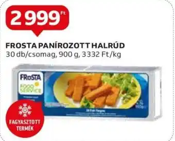 Auchan FROSTA PANÍROZOTT HALRÚD 30 db ajánlat