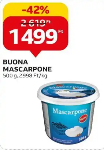 Auchan BUONA MASCARPONE 500 g ajánlat