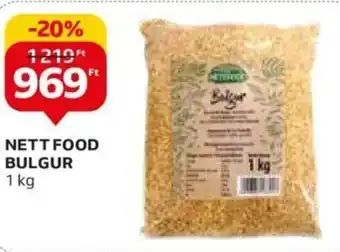 Auchan NETT FOOD BULGUR 1 kg ajánlat